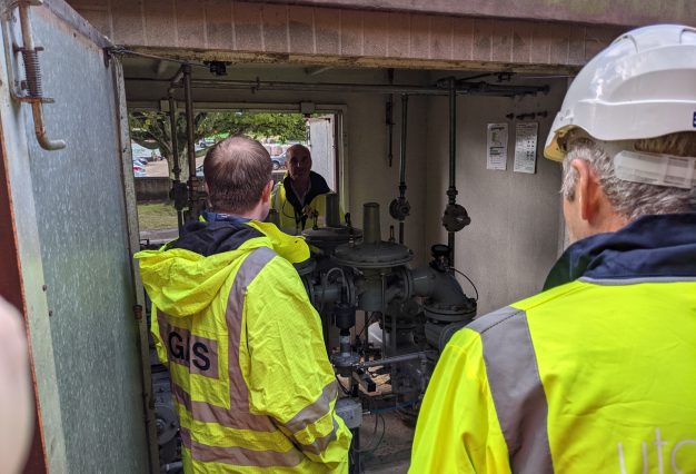 SGN and Utonomy employees on site